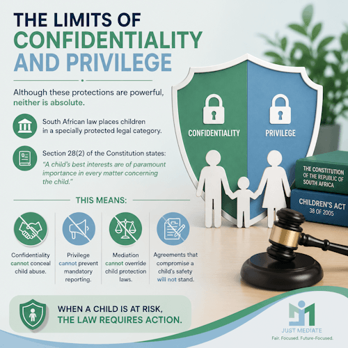 The Limits of Confidentiality and Privilege - Just-Mediate