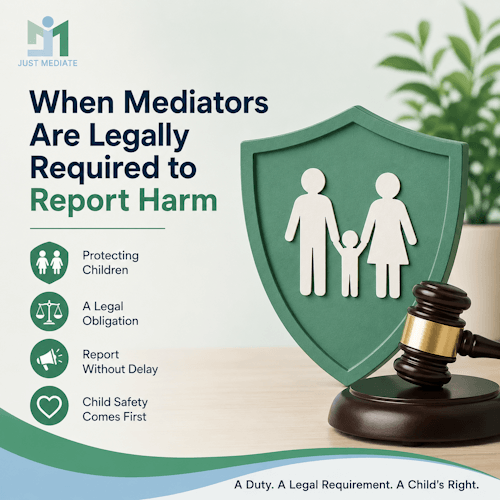 When Mediators are Legally required to Report Harm - Just Mediate
